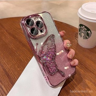 Ốp điện thoại cho VIVO V50 V40 V29e V29 V27 V27e V25 V25e V30 V23e V23 V21 V21e V20 Pro Lite V11i 4G 5G, ốp lưng lấp lánh hình bướm