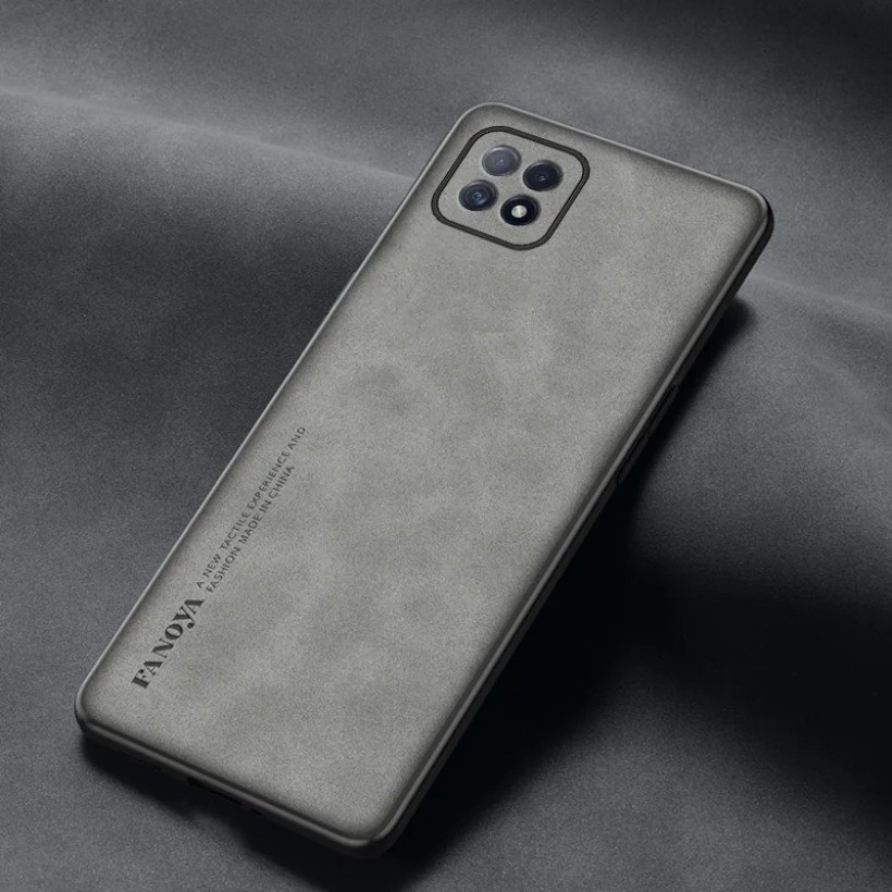 Ốp lưng Oppo A73 5G CPH2161 Da PU chống sốc Ốp lưng cứng Vỏ điện thoại mờ Ốp lưng silicon cho Oppo A73 5G CPH2161