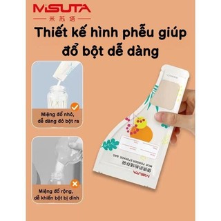 Túi Đựng Sữa Bột Misuta Hộp 30 Túi 50g Tương Đương 300ml Sữa, Túi Đựng Sữa Công Thức Tiện Lợi Cho Bé