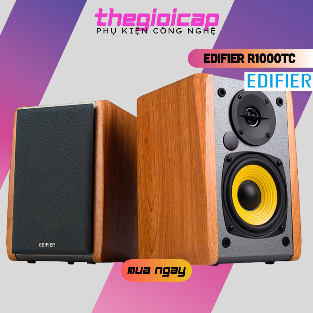 Loa Kiểm Âm Cao Cấp Edifier R1000TC - Loa Bookself 2.0, Công Suất 48W ...