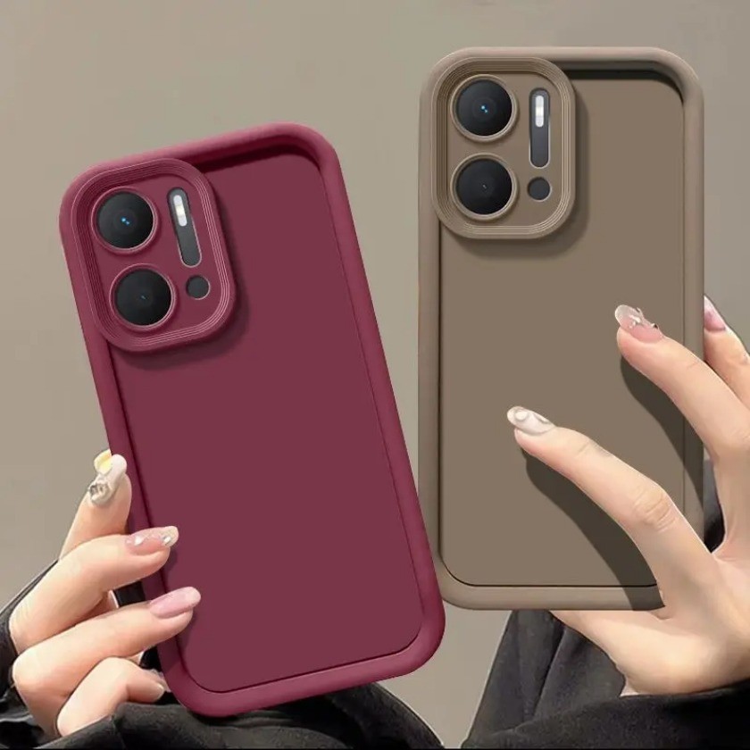 Dành Cho Honor X7A Ốp Lưng Điện Thoại Honor X7A RKY-LX1 RKY-LX2 RKY-LX3 Vỏ Bảo Vệ Camera Honor X7A Vỏ Silicon Lỏng Vuông