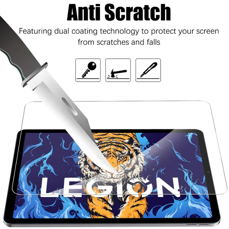 Lenovo LegionY900 2 Chiếc 999D HD Trong Suốt Kính Cường Lực Cho Lenovo Legion Tab Go Y900 Y700 2022 2023 2025 8.8 14.5 inch Chống Vân Tay Chống Ánh Sáng Xanh Bảo Vệ Màn Hình Máy Tính Bảng