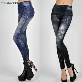 Meisha888 Thời Trang Nữ Mới Gợi Cảm Skinny Legging Quần Jean Jeggings Quần Co Giãn Denim Đẹp