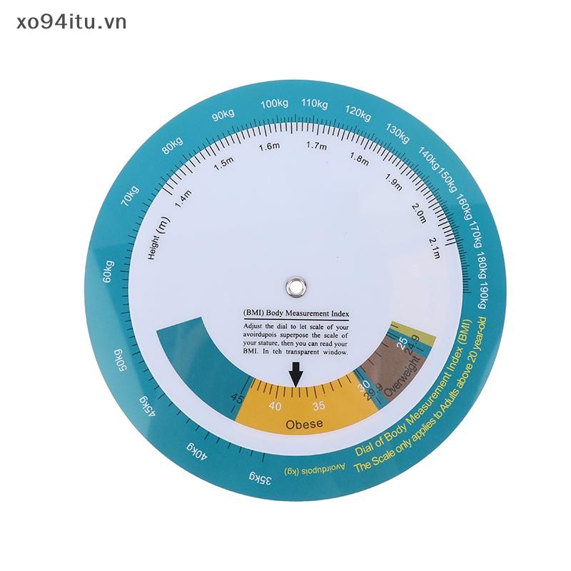 Xoitu Bánh xe BMI cỡ lớn, Máy đo BMI, Thước đo BMI Khỏe mạnh, Máy đo đường huyết y tế, Thước PVC VN