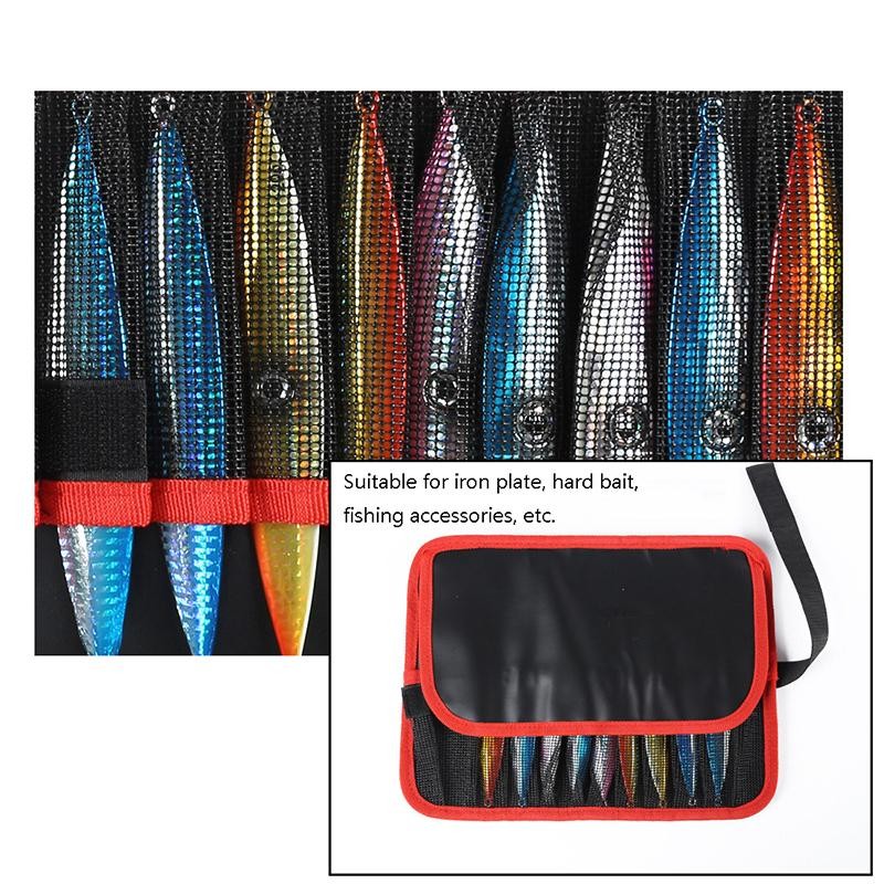 Tmoy Túi đựng mồi câu cá 12 khe, chống nước, bảo vệ jig, người tổ chức mồi câu, mã TCVN