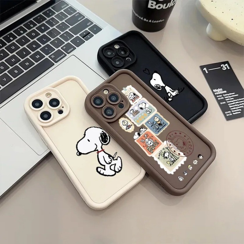 Ốp Điện Thoại Họa Tiết Snoopy Dễ Thương Đáng Yêu Cho Redmi Note 13 12 12T 11T Pro + 12 Turbo 12S Ốp Lưng