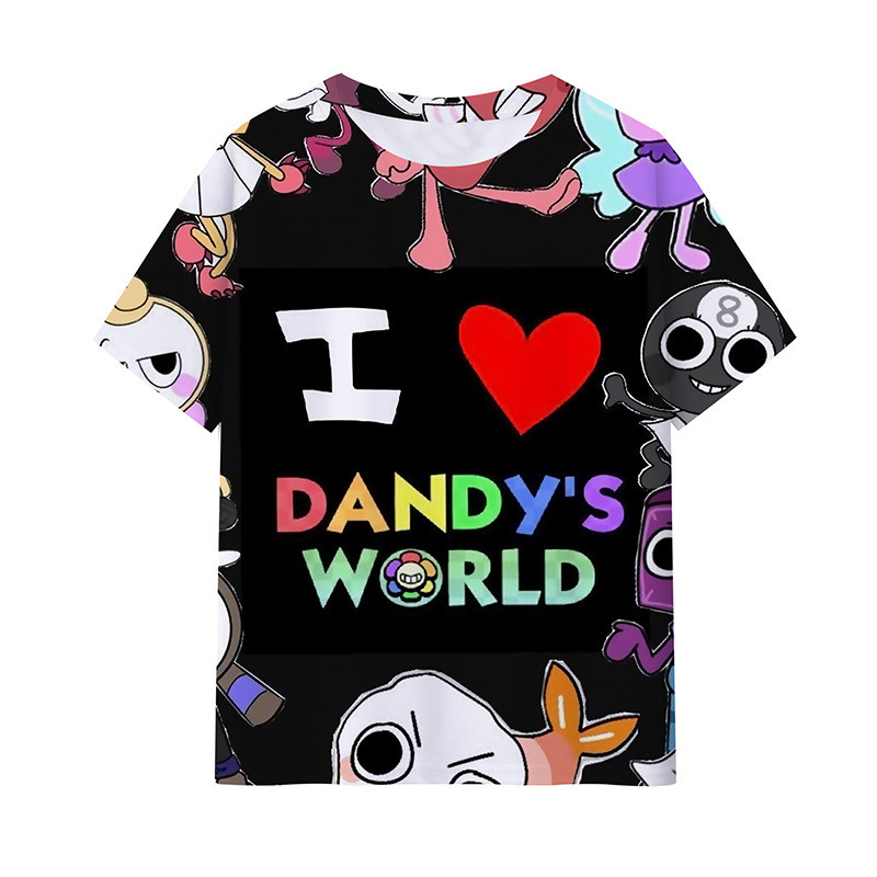 GN Dandy 's World Áo thun ngắn tay mùa hè Meow hoạt hình dễ thương tee NG