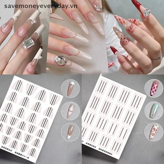[savemoneyeveryday] 1 Tấm Dán Hướng Dẫn Làm Móng Tay Pháp Trong Suốt Dính Chắc Chắn Đề Can Móng Tay Nghệ Thuật Làm Móng Tay Pháp DIY Stencil Dụng Cụ Tạo Kiểu 3D [vn]