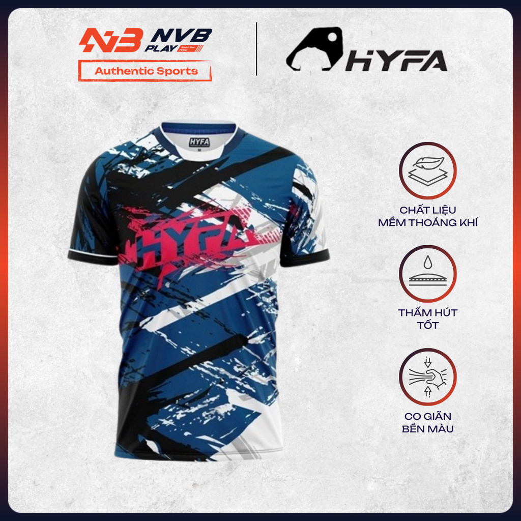 Áo Thể Thao HYFA Galaxy Blue - Vải Thoáng Mát, Dễ Vận Động - Hàng Chính ...