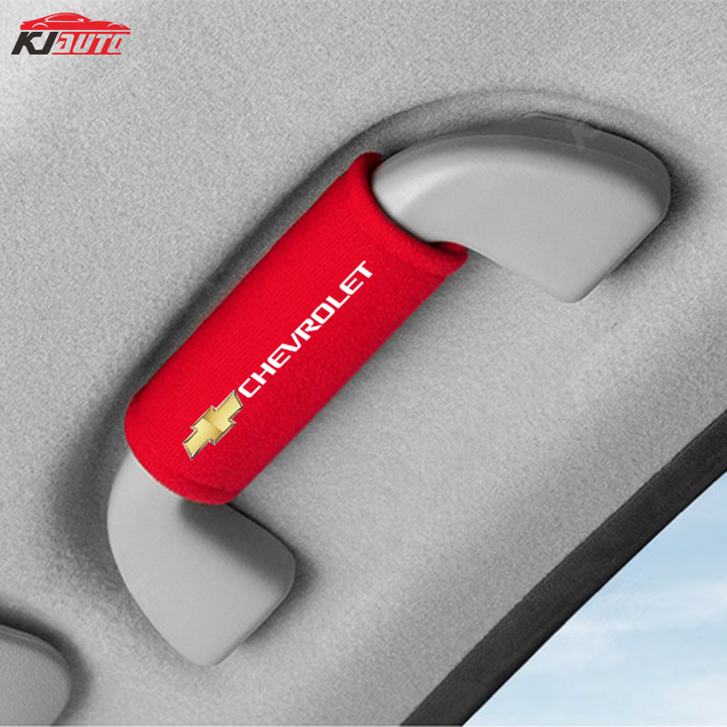 Chevrolet Da Lộn Mái Xe Tay Cầm Vỏ Bảo Vệ Tay Nắm Cửa Da Phụ Kiện Trang Trí Cho Tracker Corsa Aveo Captiva Onix Captiva Cruze S10 Omega Prisma Celta Astra Sonic