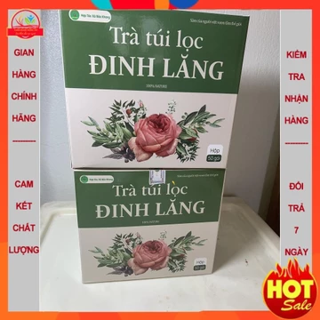 Trà đinh lăng túi lọc [Hộp 40 túi], đinh lăng khô, dưỡng não, rối loạn tiền đình, thiếu máu, hoa mắt