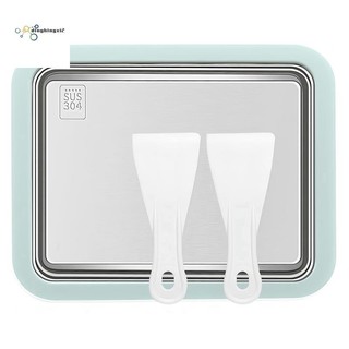 Máy làm kem tức thì, Kem tự làm tự làm, Cuộn sữa chua đông lạnh, Máy cuộn kem bằng thép không gỉ cấp thực phẩm