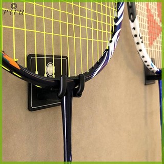 Ptfu Treo Tường Vợt Giá Đỡ Móc Tennis Vợt Giá Đỡ Cầu Lông Giá Đỡ Hiển Thị Móc Thép Không Gỉ Móc Treo Tường Lưu Trữ Mới