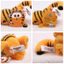 PS1 Dễ Thương Garfield Sang Trọng Mặt Dây Chuyền Quà Tặng Cho Bạn Gái Ba Lô Trang Trí Móc Khóa Anime Ngoại Vi SP1