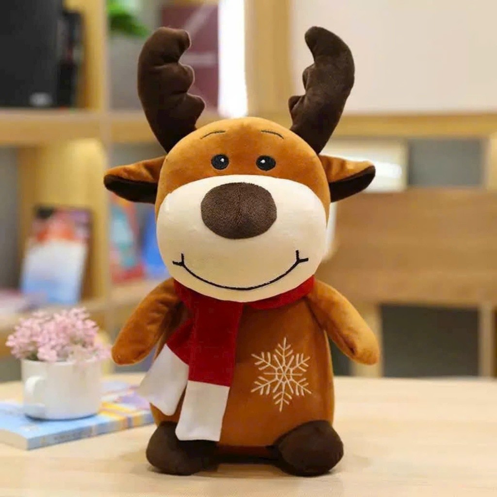 [ MẪU NOEL 2024  ]Gấu Bông Tuần Lộc Noel Trang Trí Noel, Quà Tặng Noel Giáng Sinh