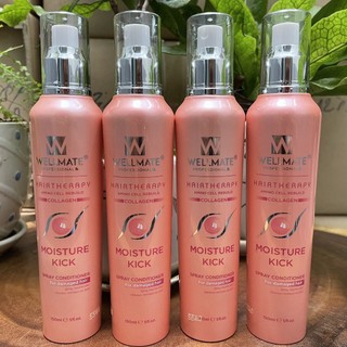 Sữa dưỡng tóc phục hồi chống rối VITAMIN hoa sứ Wellmate Moisture Kick Spray Conditioner 150ml [ TN ]