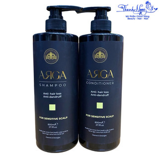 Dầu gội xả chống rụng, giảm gàu Maxwell Arga For Sensitive Scalp 800mlx2 [ TN ]