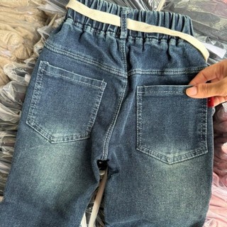 Q14- Quần jean loe in nơ cho bé gái size từ 10-34Kg