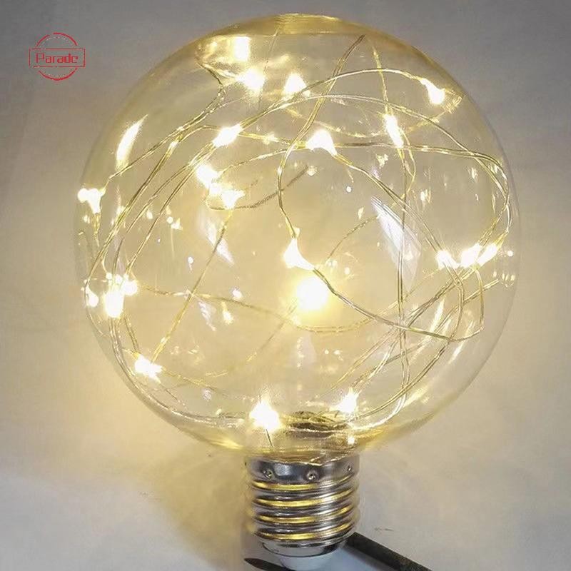 Parade LED Edison Dây Bóng Đèn E27 220V Nhiều Màu Sắc RGB Lighg Dây Đồng Bóng Đèn VN