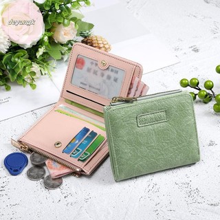 Deyangk Retro Đa Năng Ví Dành Cho Nữ Thời Trang Bé Gái al ID Giá Đỡ Chất Lượng Cao Dây Kéo Thẻ Đựng Tiền Xu Đơn Giản VN