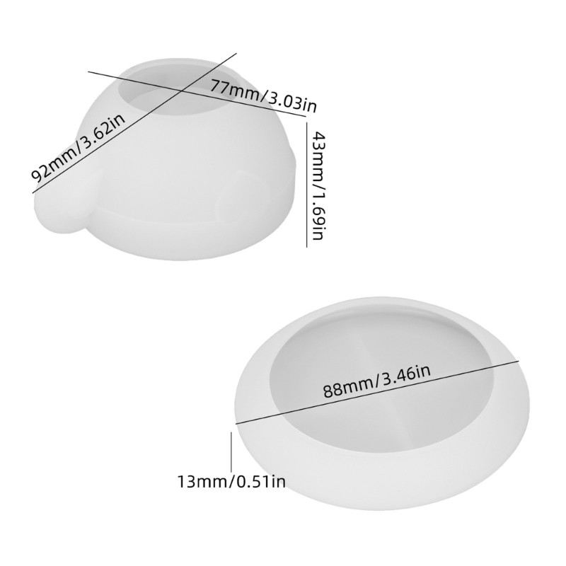 Inste Dễ Dàng Phát Hành Khuôn Silicon Teacup Giá Đỡ Khuôn Nghệ Thuật Và Thủ Công Dụng Cụ Thích Hợp Cho Thủ Công Người Hâm Mộ Hiện Tại