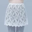 THEGIRL8B An Toàn Underskirt Slips, Hight Eo Underskirt Ren Petticoat, Lưới Hoa Ngọt Ngào Màu Trơn Lót Petticoat Thu Đông