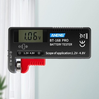 Máy kiểm tra pin ANENG BT-168 PRO Máy kiểm tra loại màn hình kỹ thuật số Máy kiểm tra pin Công cụ chẩn đoán dung lượng pin Máy kiểm tra đa năng Kiểm tra pin nút D C AAA AA