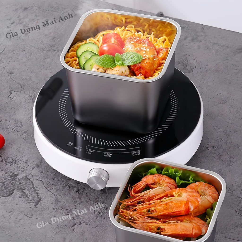Hộp đựng thực phẩm Inox 304 nắp INOX  có các dung tích 0.9L , 1.5L, 2.2L , 3L , 4L