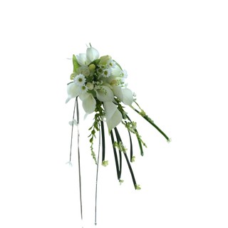 Bó hoa cưới bó hoa thác nước calla lily  phong cách Hàn quốc sang trọng CEVERIA C0266