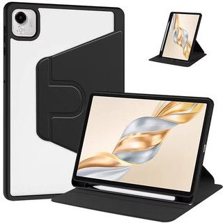 360 ° Xoay Acrylic Cứng Dành Cho Honor Pad X9a 11.5 inch 2025 X8A 11Inch X9 11 11.5 MatePad SE 11 2024 Flip Stand Bao Da Có Khe Cắm Bút