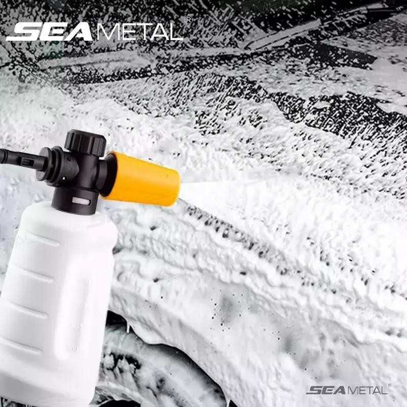 Máy tạo bọt rửa xe SEAMETAL cầm tay tạo bọt rửa xe tuyết phun mạnh tạo bọt dày đặc vòi phun nâng cấp