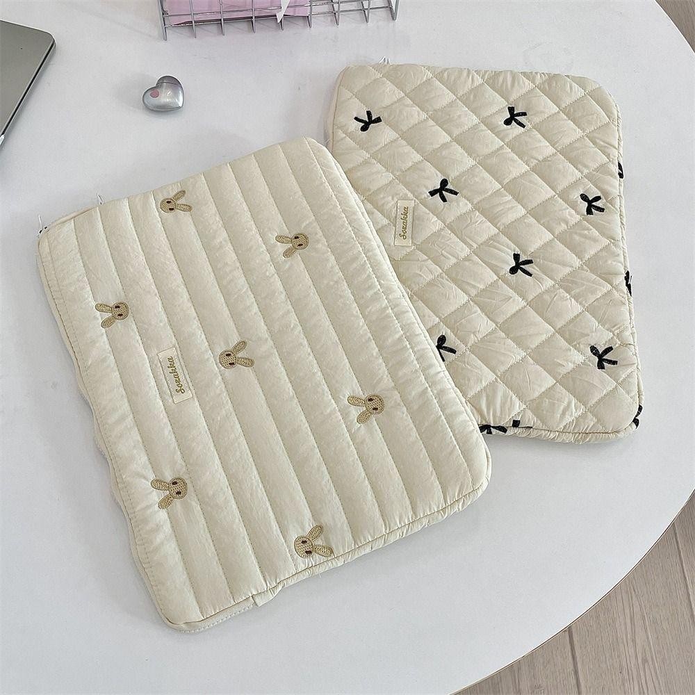 Túi đựng máy tính xách tay SNUGHOUSE, vỏ nơ 11/13/15 inch, họa tiết thỏ hoa vỡ, sức chứa lớn