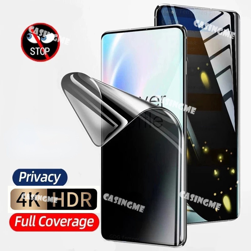 Dành Cho OnePlus Ace 5 Đua Mềm Bảo Mật Hydrogel Phim Chống Gián Điệp Full Cover Bảo Vệ Màn Hình Chống Peek Phim Riêng Tư Cho Oneplus Ace5 Ultra Pro Racing Ace Ne Phim Bảo Vệ Camera Sau