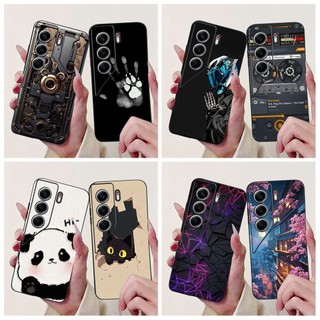 Ốp Lưng Cho Tecno Camon 40 4G CM5 / Camon 40 Pro 4G CM6 Ốp Lưng Máy Sang Trọng Đá Cẩm Thạch Silicon Mềm Matte Cover Cho Camon40 Pro Capa