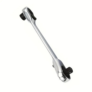 Voktta Chìa Vặn Bánh Cóc 2 Đầu 1/4 Inch Thép Không Gỉ - Cầm Tay Cờ Lê Đảo Chiều Sửa Chữa Đa Năng