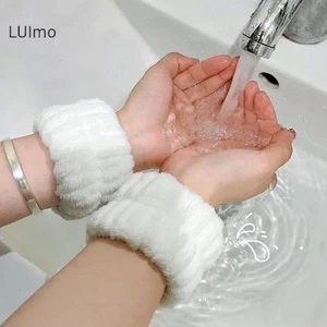 Luimo 1 Cặp Nữ Yoga Chạy Mặt Rửa Dây Đeo Tay Để Rửa Mặt Spa Cổ Tay Washband Tóc Microfiber Thấm Hút SBS