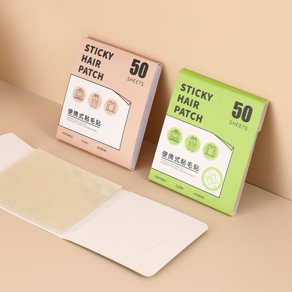 SAIA 50 Tờ Miếng Dán Tóc Dính, Mini Xé Quần Áo Lint Tẩy, Giấy Dán Di Động Thú Cưng Tẩy Lông Con Lăn Loại Bỏ Bụi