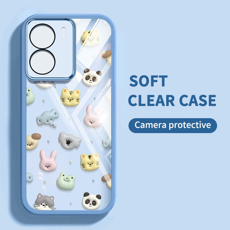 Ốp Điện Thoại YBD Cho Redmi A5 Turbo 4 Pro Xiaomi POCO F7 5G POCO C71 Hoạt Hình Nhiều Màu Sắc Vui Vẻ Họa Tiết Động Vật Nhỏ