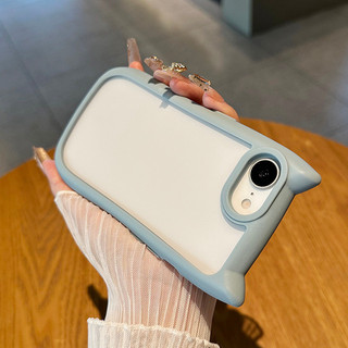Ốp điện thoại di động acrylic tai mèo ba chiều sang trọng cho iPhone16 15 14 13 12 11 Pro MAX IXS MAX XR XS chống sốc bảo vệ camera chống rơi mặt sau mềm