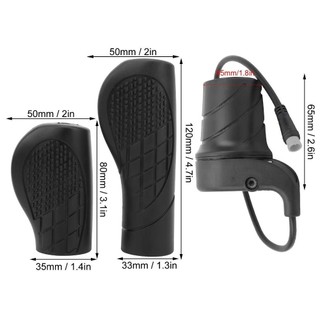 Bộ ga xoắn nửa COZYNEST, đầu nối WP 36V 48V 72V, tay lái chống nước điều khiển tốc độ cho xe đạp điện, xe tay ga