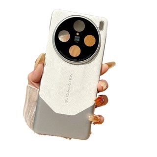 Ốp lưng họa tiết da litchi tương thích với VIVOX200pro, kết hợp hai màu, bảo vệ toàn diện chống rơi cho S19pro, X100s, hàng giao ngay