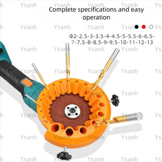 Máy mài mũi khoan YSANH, Máy mài mũi khoan 20 lỗ đa năng, Không lắp đặt cho các bộ phận dụng cụ chạy bằng máy khoan 2-13mm Máy mài góc