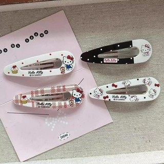 Cô Gái Trái Tim Kẹp Tóc Chấm Bi Kẻ Sọc kitty Mèo Kẹp Tóc Kẹp Tóc