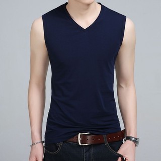 Áo ghi lê nam cổ chữ V Slim Fit từ cotton nguyên chất, phù hợp thời trang và thể thao