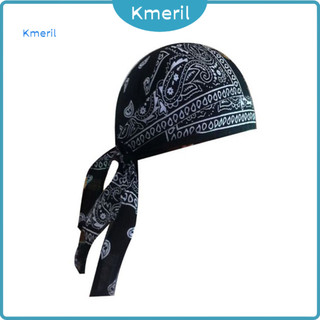 Mũ biker paisley in cho người lớn nam, kèm bandana khăn trùm đầu, phù hợp xe máy