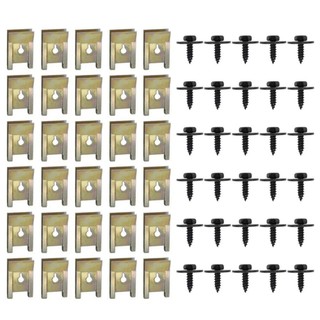 GLKWC 20/40/60 Kẹp Chốt Có Vít Kim Loại Chống Rỉ, Khóa Loại U Bền, Đai Ốc/Vòng Đệm Hỗn Hợp