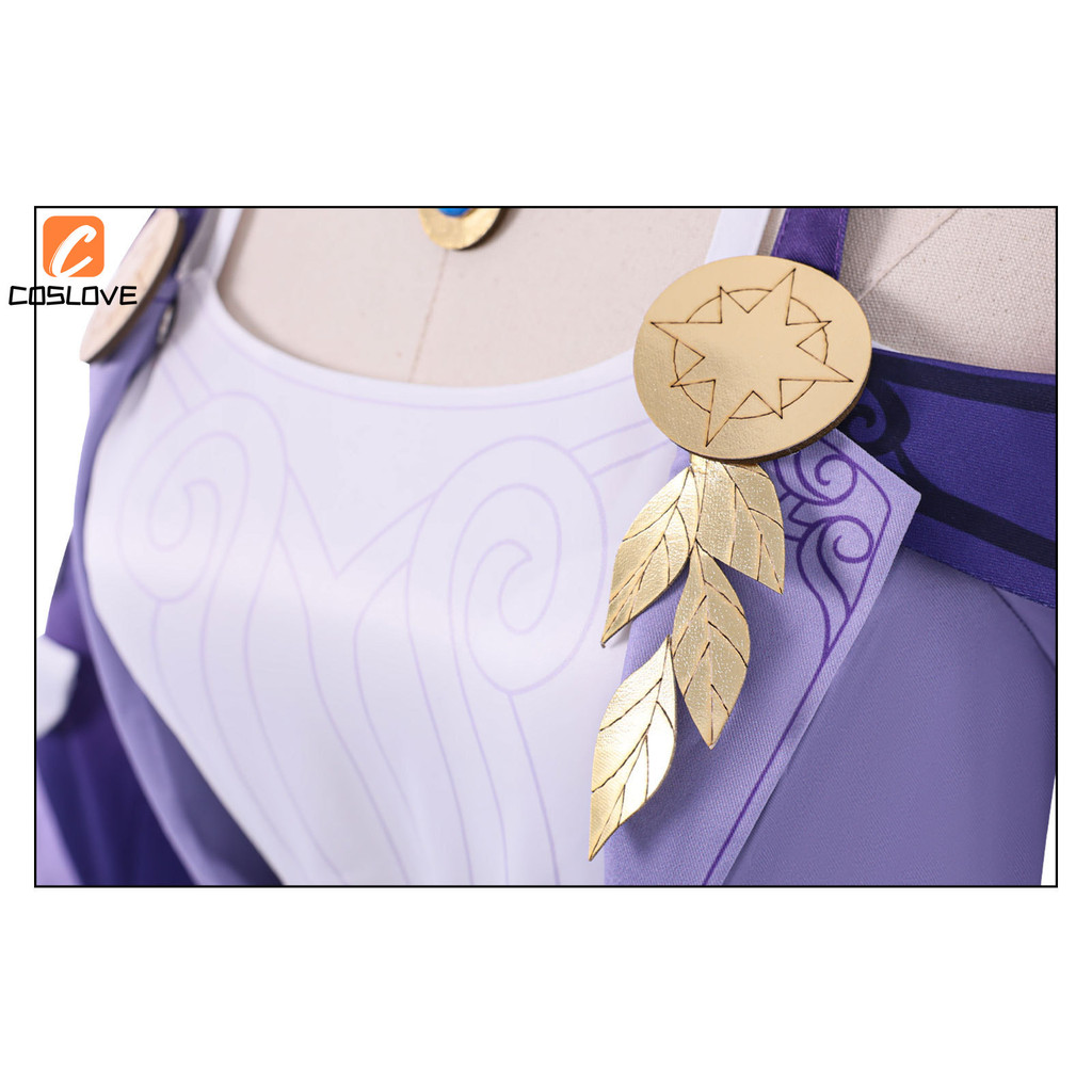 Cosplay Outfit Full Set - Nhân Vật Cyrene từ Honkai Star Rail, Thiết Kế Áo Dài và Đầm cho Nữ