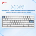 Hàng mới về!Bàn phím cơ ba chế độ CIDOO QK61 V2 VIA / QMK Đèn nền Bluetooth RGB 2.4g, có thể gập lại nóng — ảnh 1