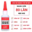 Keo Siêu Dính Đa Năng Mạnh Gấp 80 Keo 502 Dán Sắt, Dán Đá, Dán Nhựa, Dán Gỗ（50ml）-GIOVA