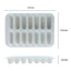 TOPTOOLCX 1 Khuôn Làm Xúc Xích, Chống Dính Có Nắp Máy Làm Chó Nóng, 14 Dạng Bền Đẹp DIY Khuôn Silicon Dụng Cụ Nấu Ăn